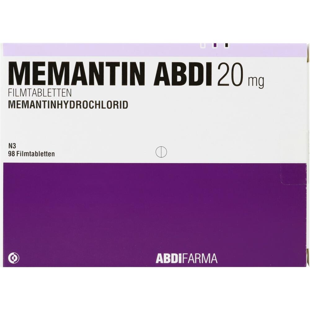 MEMANTIN ABDI 20 mg 98 St Filmtabletten