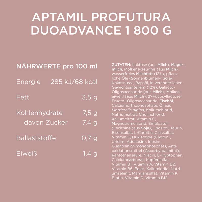 Aptamil Profutura 1 Anfangsmilch  800 g Pulver