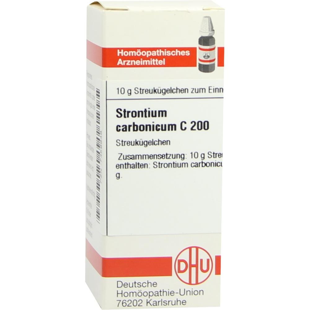 STRONTIUM CARBONICUM C 200 Globuli 10 g Globuli