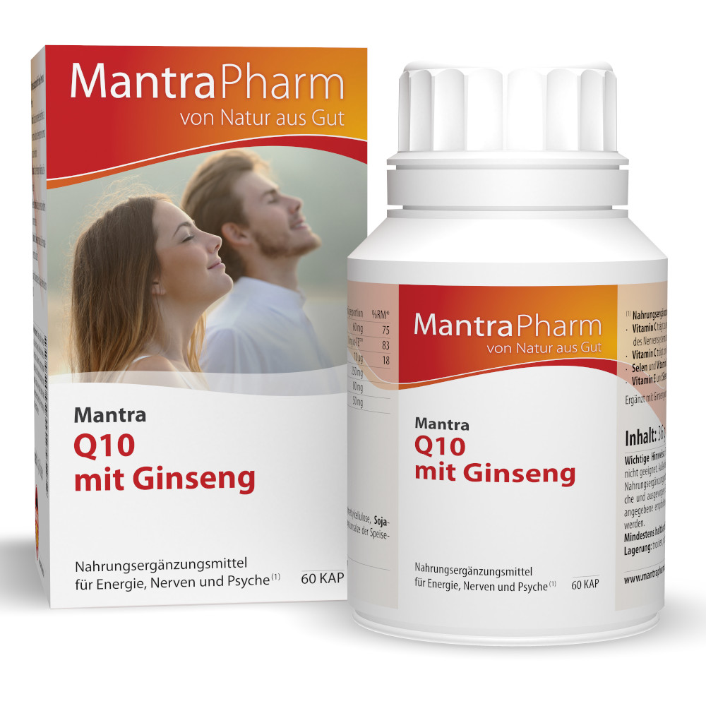 Mantra Q10 mit Ginseng 60 St Kapseln