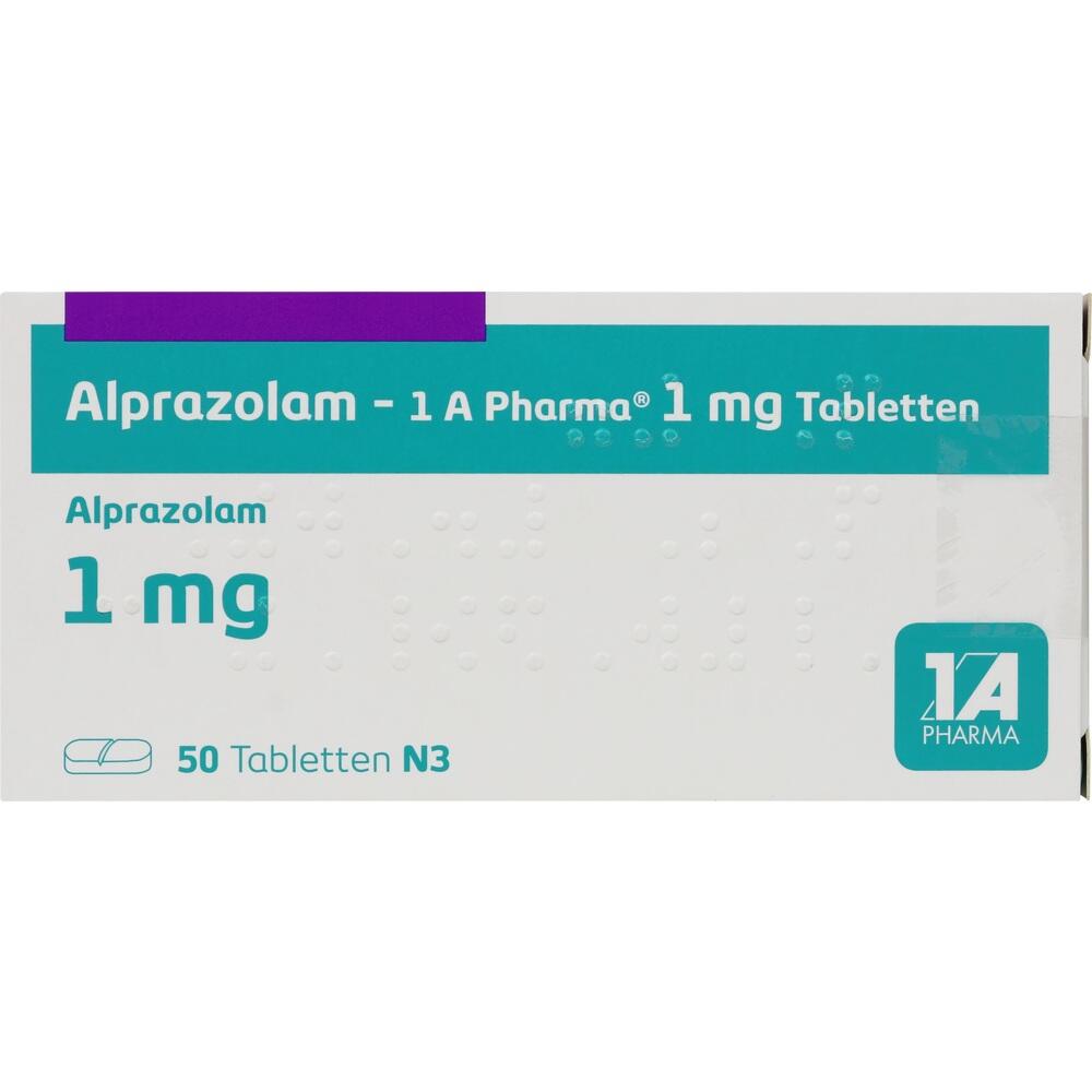 Alprazolam-1 A Pharma 1mg 50 St Tabletten