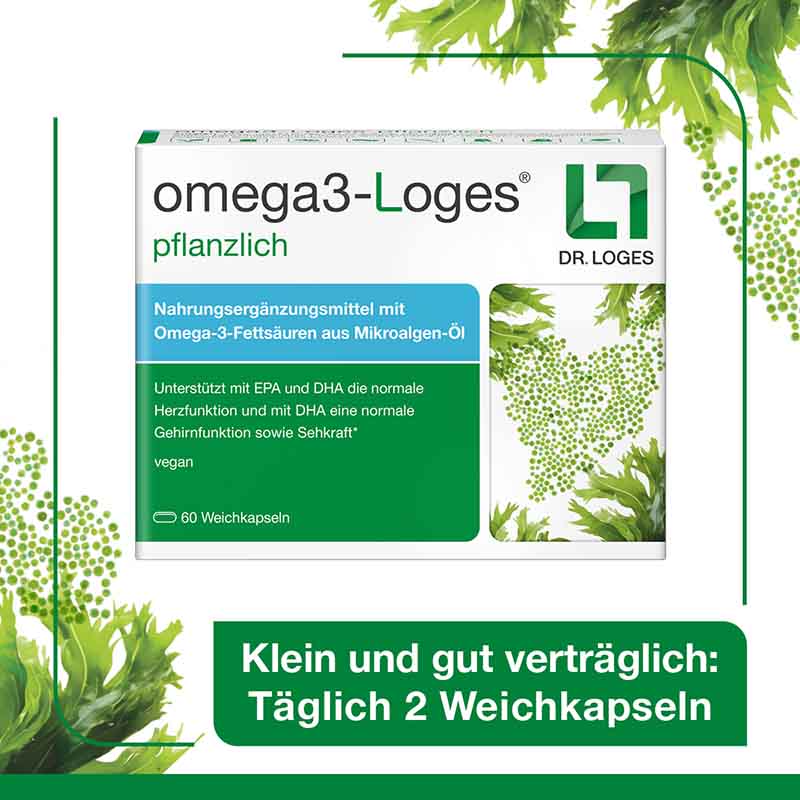 omega3-Loges pflanzlich 60 St Kapseln