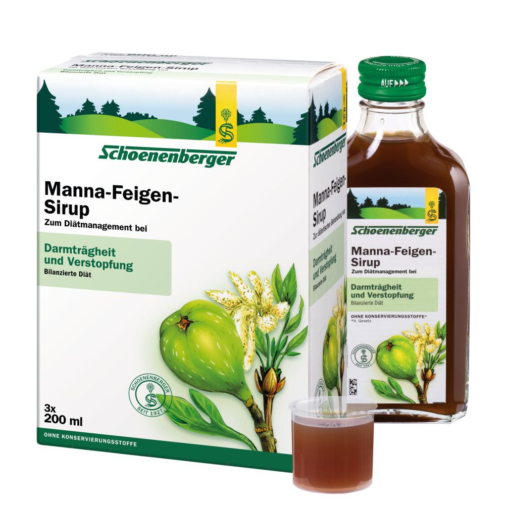 MANNA-FEIGEN-Sirup Schoenenberger 3X200 ml Sirup
