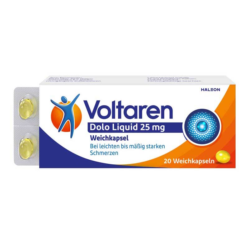 Voltaren Dolo Liquid 25 mg 20 St Weichkapseln
