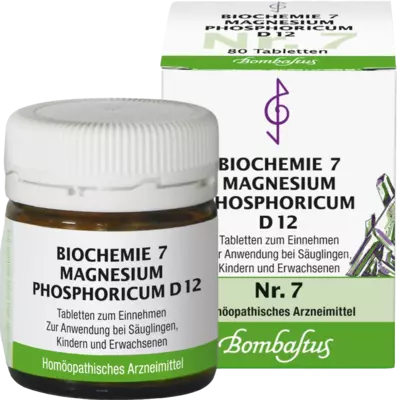 BIOCHEMIE 7 Magnesium phosphoricum D 12 Tabletten 80 St Tabletten