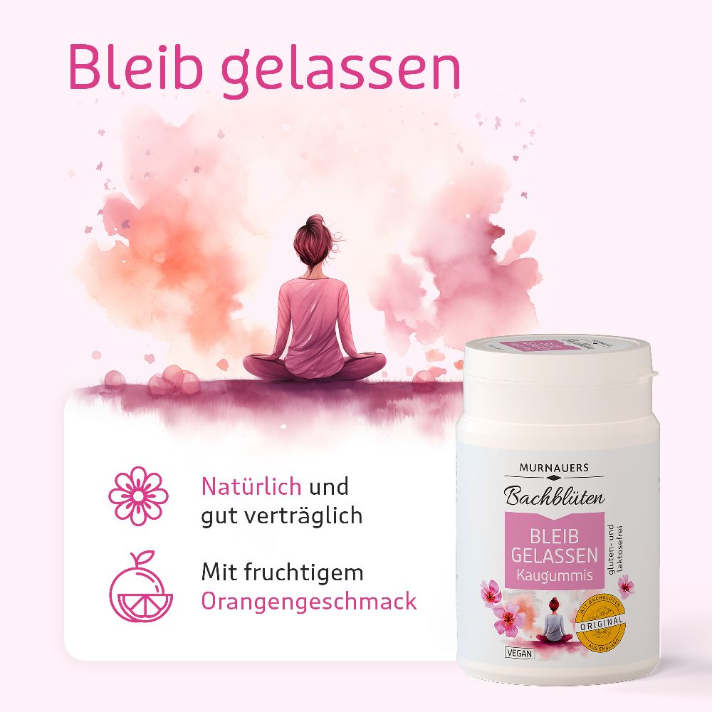 MURNAUERS Bachblüten Bleib gelassen Kaugummi 74 g Kaugummi