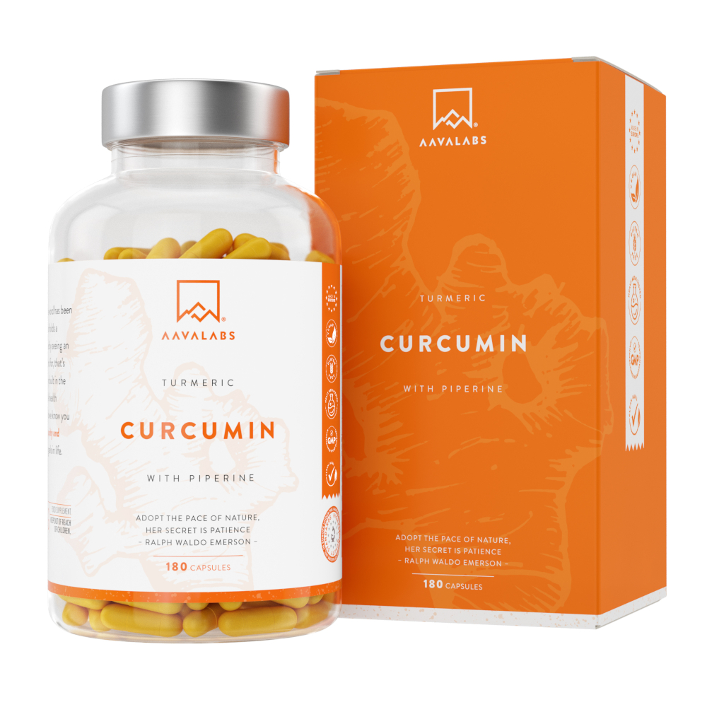 AAVALABS TURMERIC CURCUMIN 180 St Kapseln