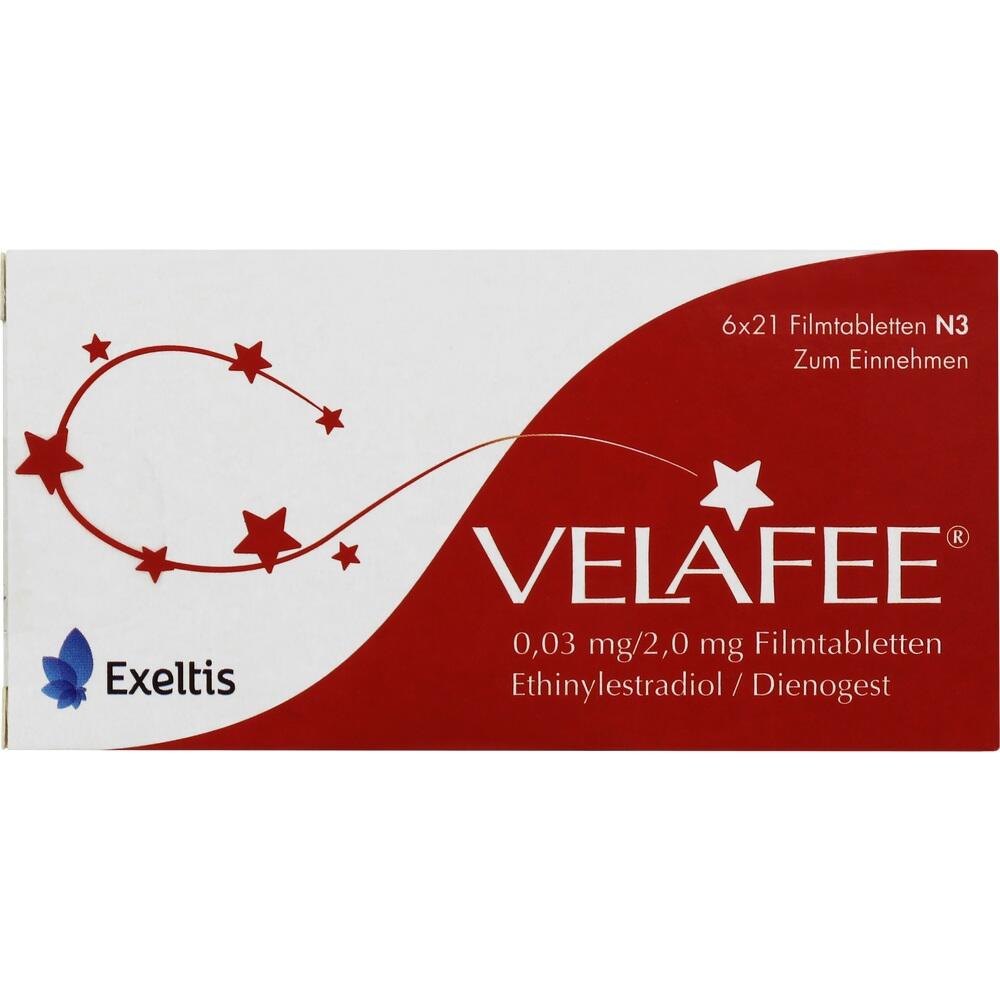 VELAFEE 0,03 mg/2 mg 6X21 St Filmtabletten