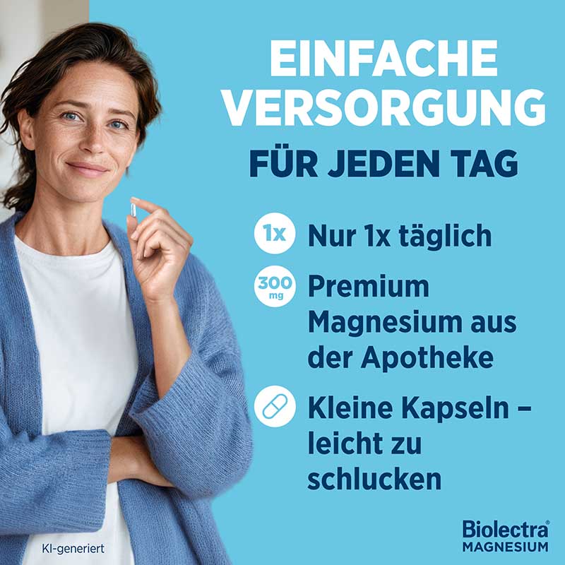 Biolectra MAGNESIUM 300mg  100 St Kapseln