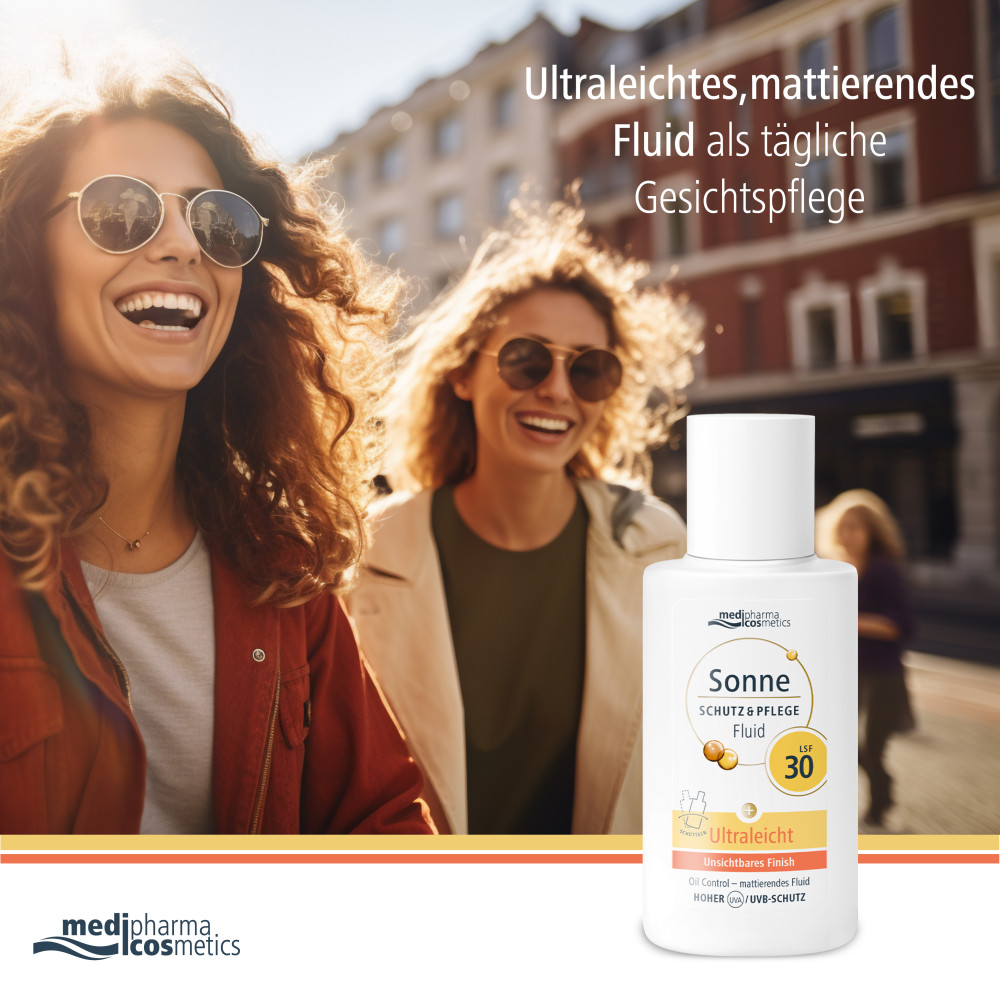 SONNE Schutz & Pflege Fluid Ultraleicht LSF 30 50 ml Lotion