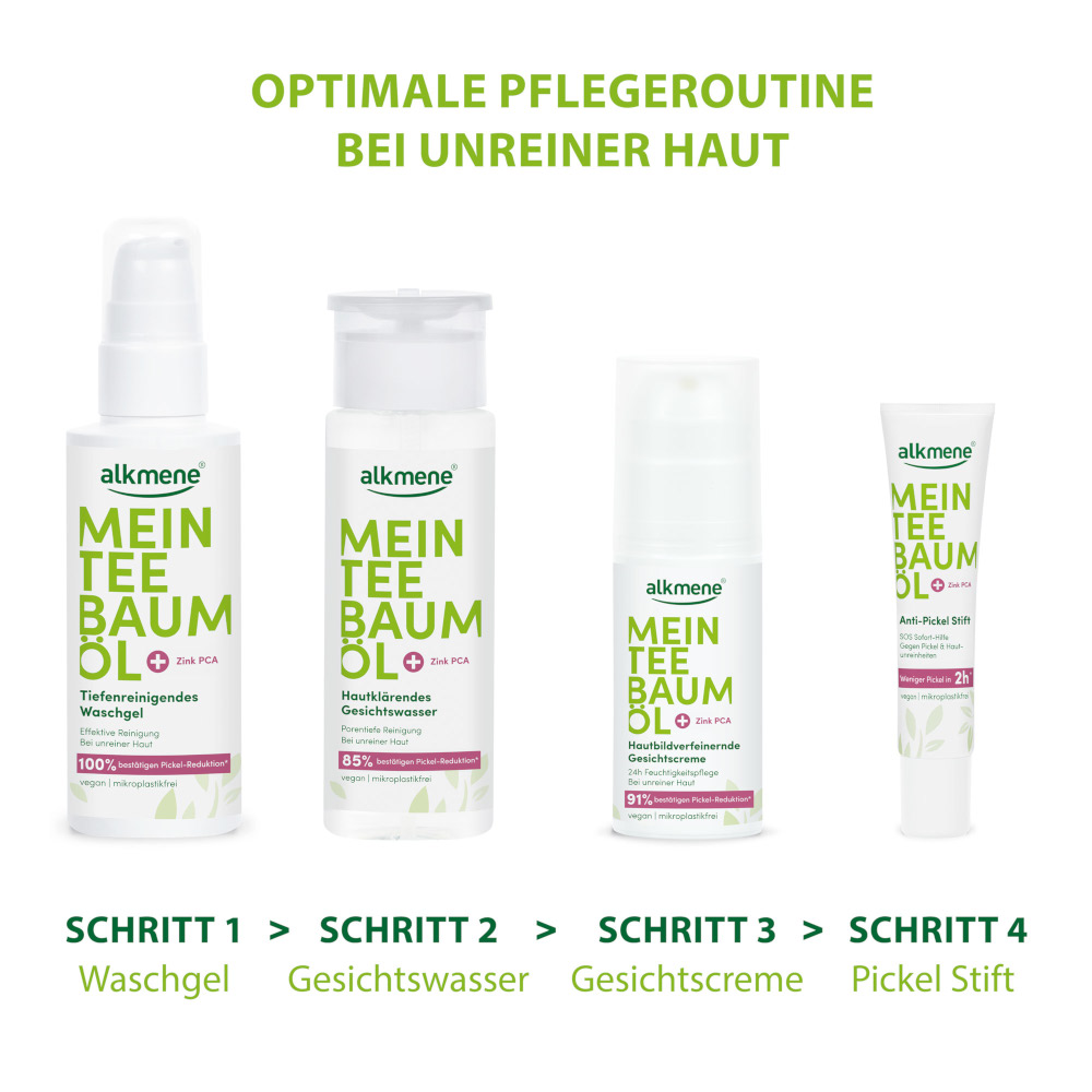 alkmene MEIN TEE BAUM ÖL Hautklärendes Gesichtswasser 150 ml Lösung