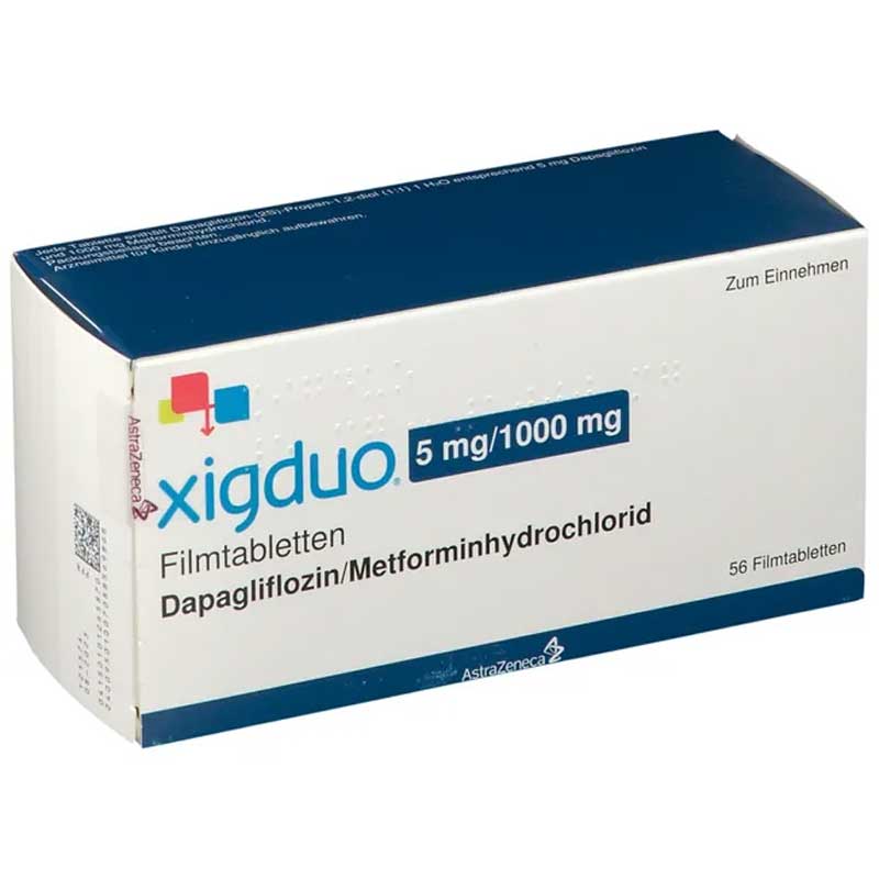 XIGDUO 5 mg/1000 mg Filmtabletten 56 St Filmtabletten