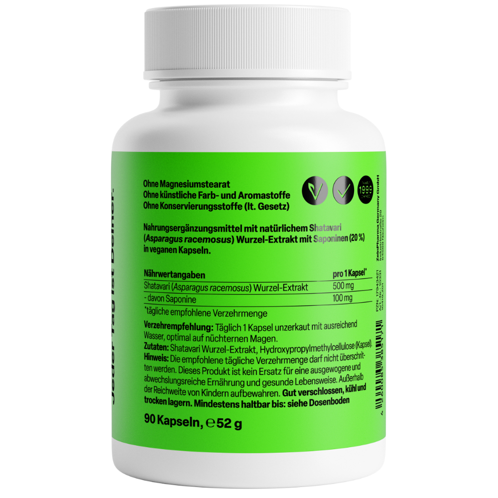 Zein Pharma Shatavari Extrakt 90 St Kapseln