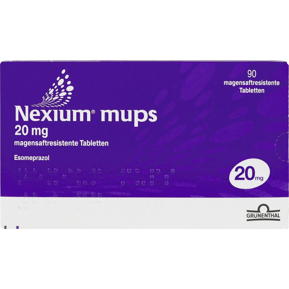 Nexium mups 20mg 90 St Tabletten magensaftresistent