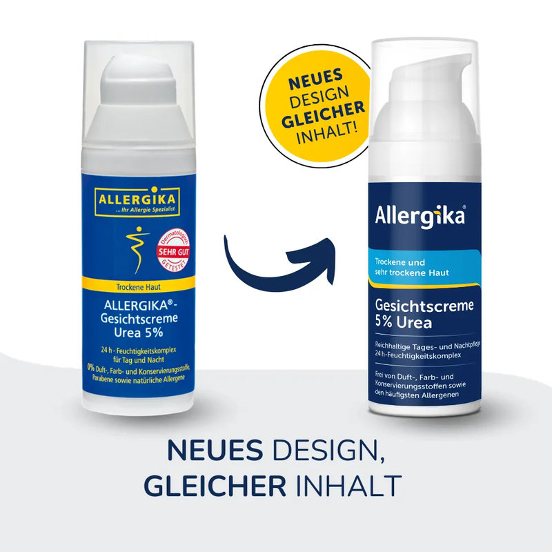 ALLERGIKA Gesichtscreme Urea 5% 50 ml Creme
