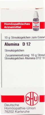 ALUMINA D 12 Globuli 10 g Globuli