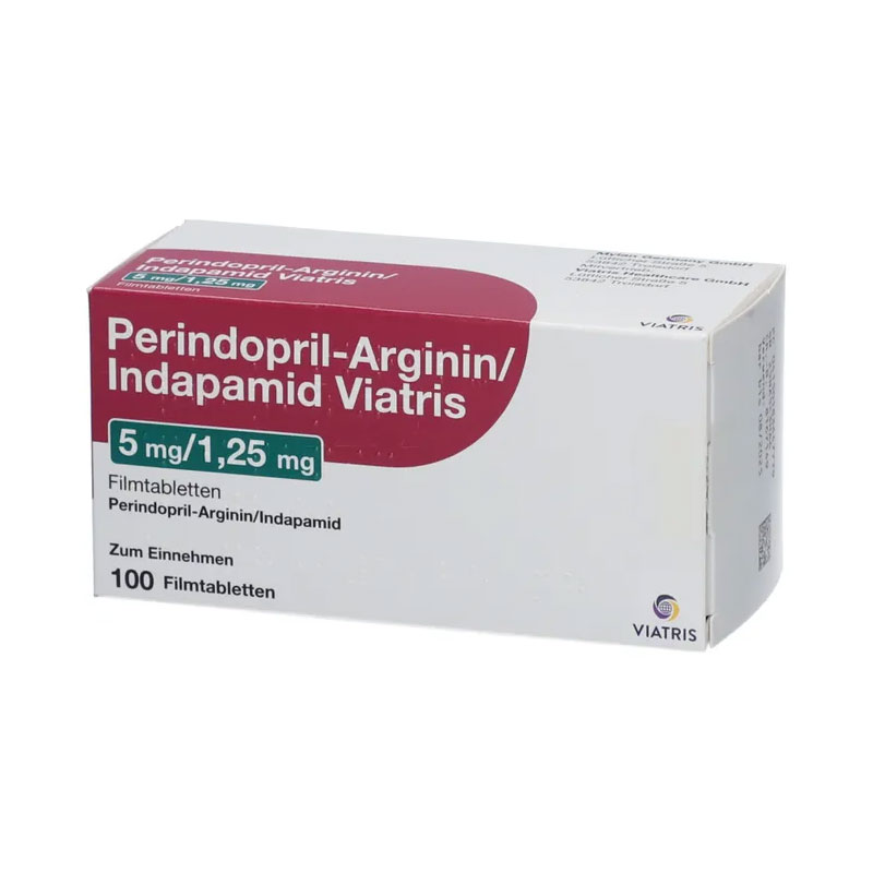 Perindopril-Arginin/Indapamid Viatris 5 mg/1,25 mg 100 St Filmtabletten