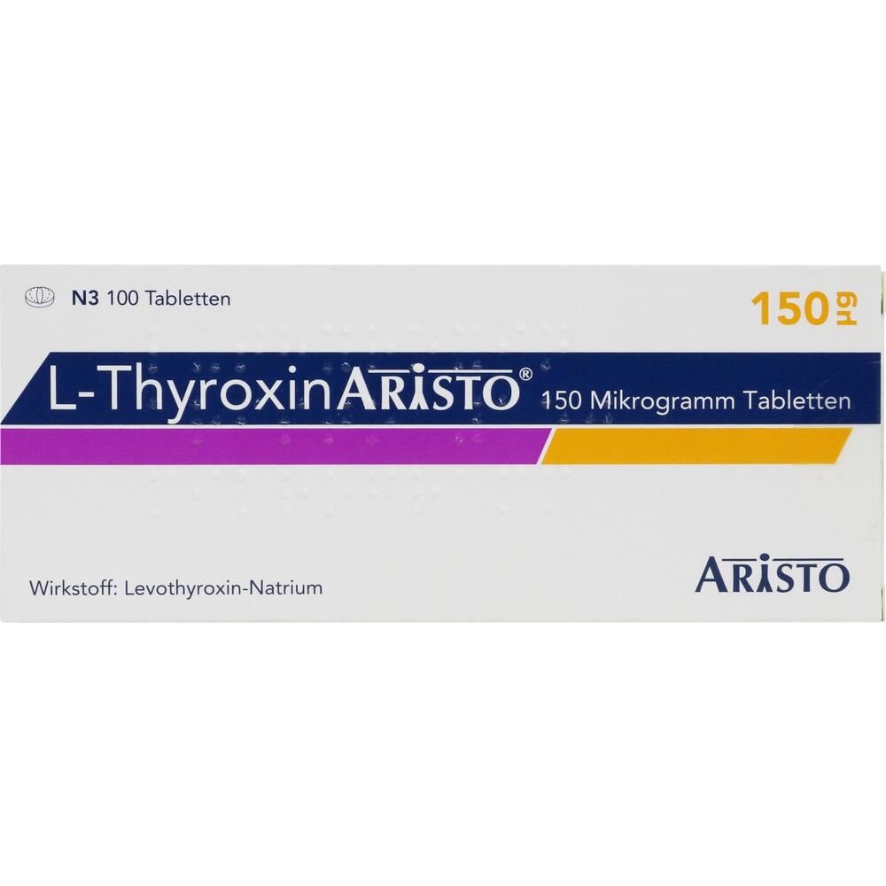 L-Thyroxin Aristo 150μg 100 St Tabletten
