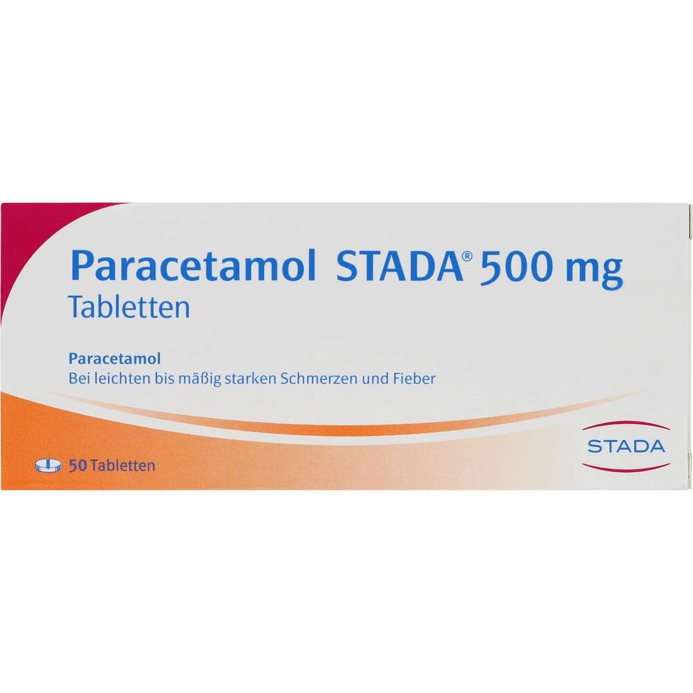 Paracetamol STADA 500mg (verschreibungspflichtig) 50 St Tabletten