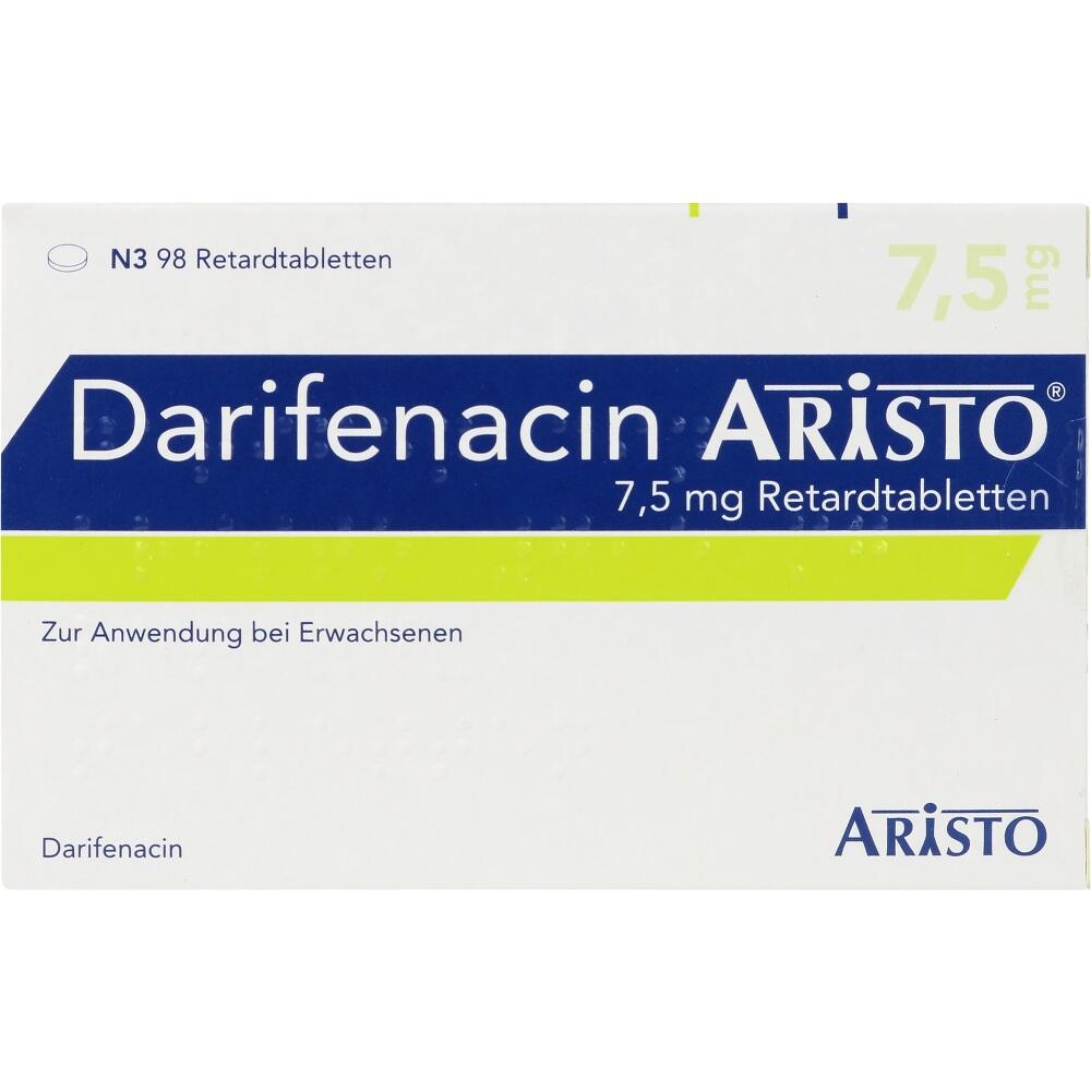 Darifenacin ARISTO 7,5 mg 98 St Retard-Tabletten