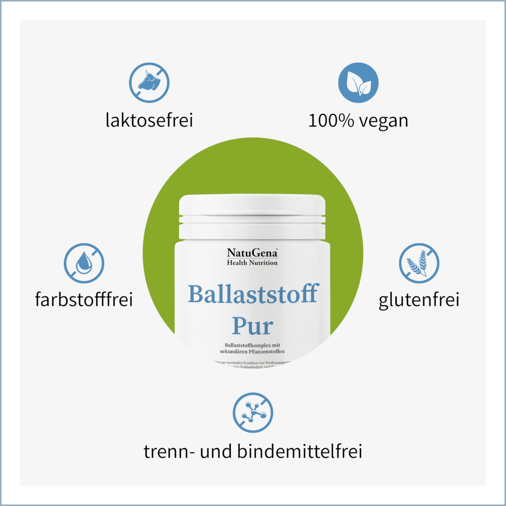 NatuGena Ballaststoff Pur 345 g Pulver
