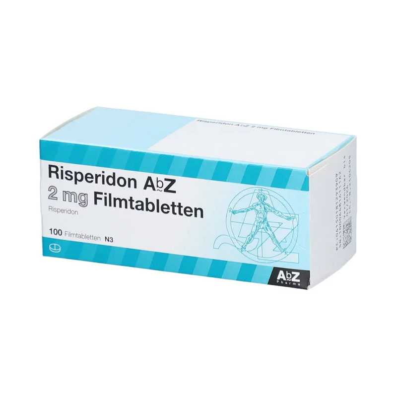 Risperidon AbZ 2 mg Filmtabletten 100 St Filmtabletten