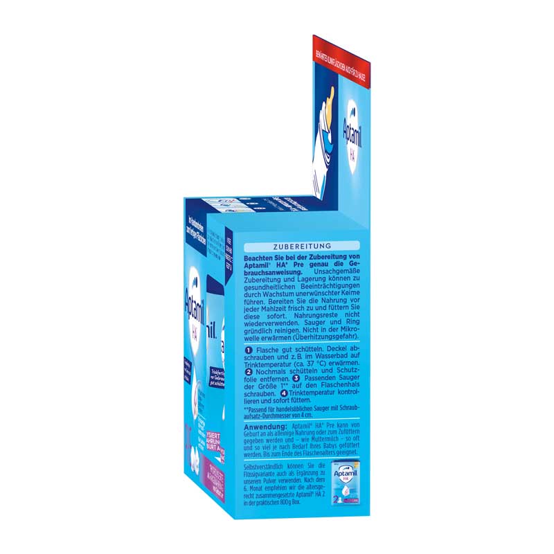 Aptamil HA PRE ANFANGSNAHRUNG 2X90 ml Flüssigkeit