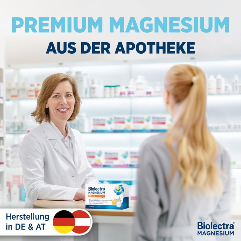 Biolectra MAGNESIUM 365mg FORTISSIMUM Orange +10 % Rabatt* 40 St Brausetabletten