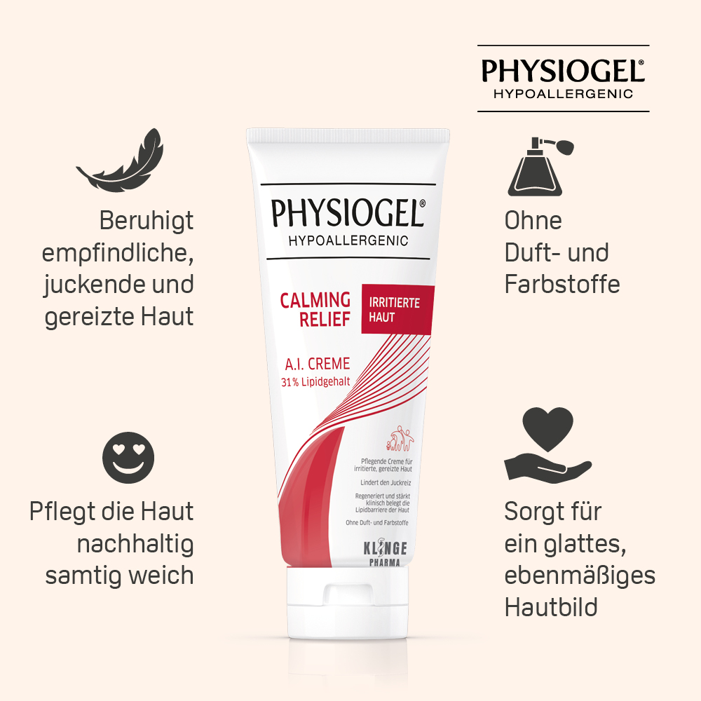 PHYSIOGEL Calming Relief A.I. Creme irritierte Haut Doppelpack 2X100 ml Creme