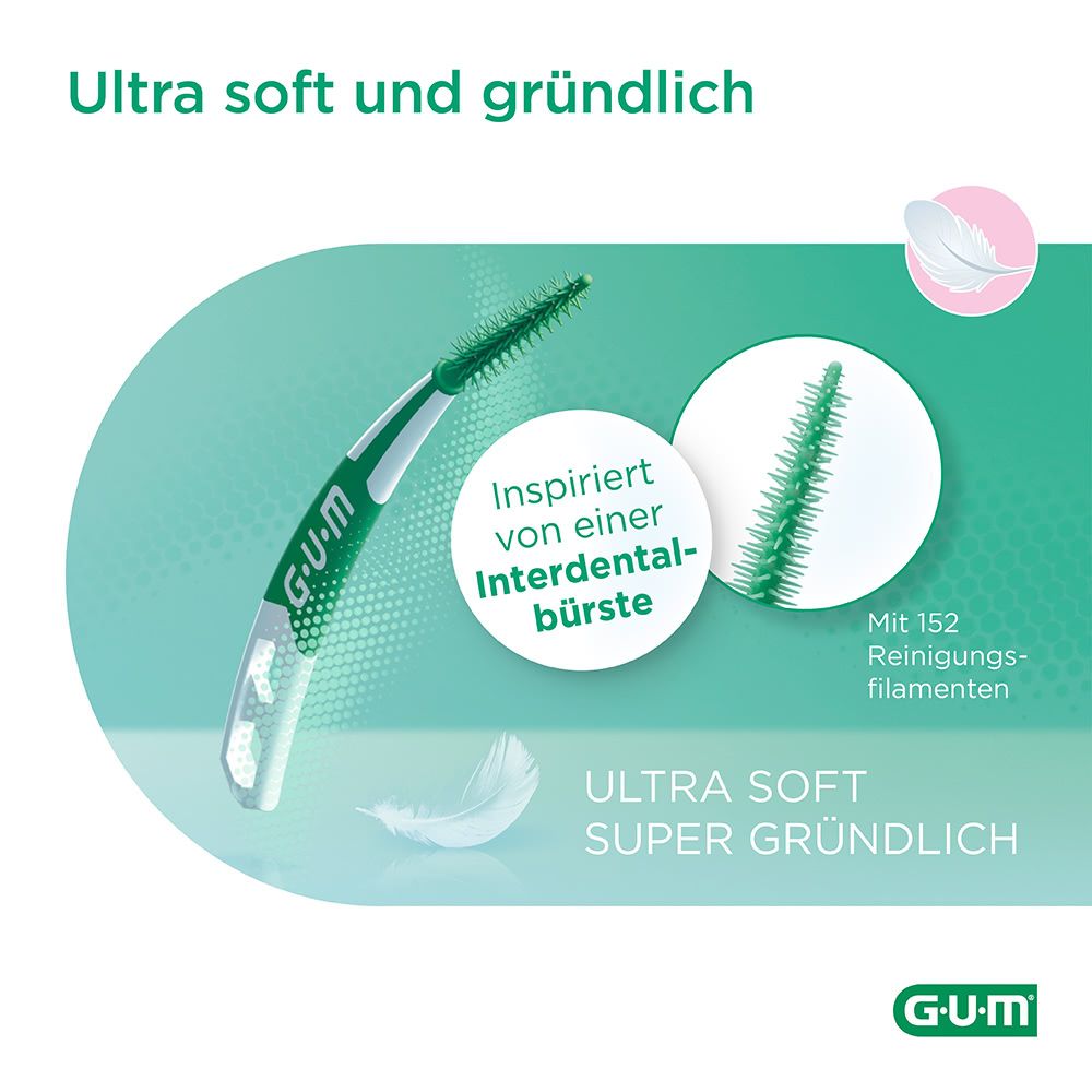 GUM SOFT-PICKS PRO Interdentalbüsten Small 60 St Zahnbürste