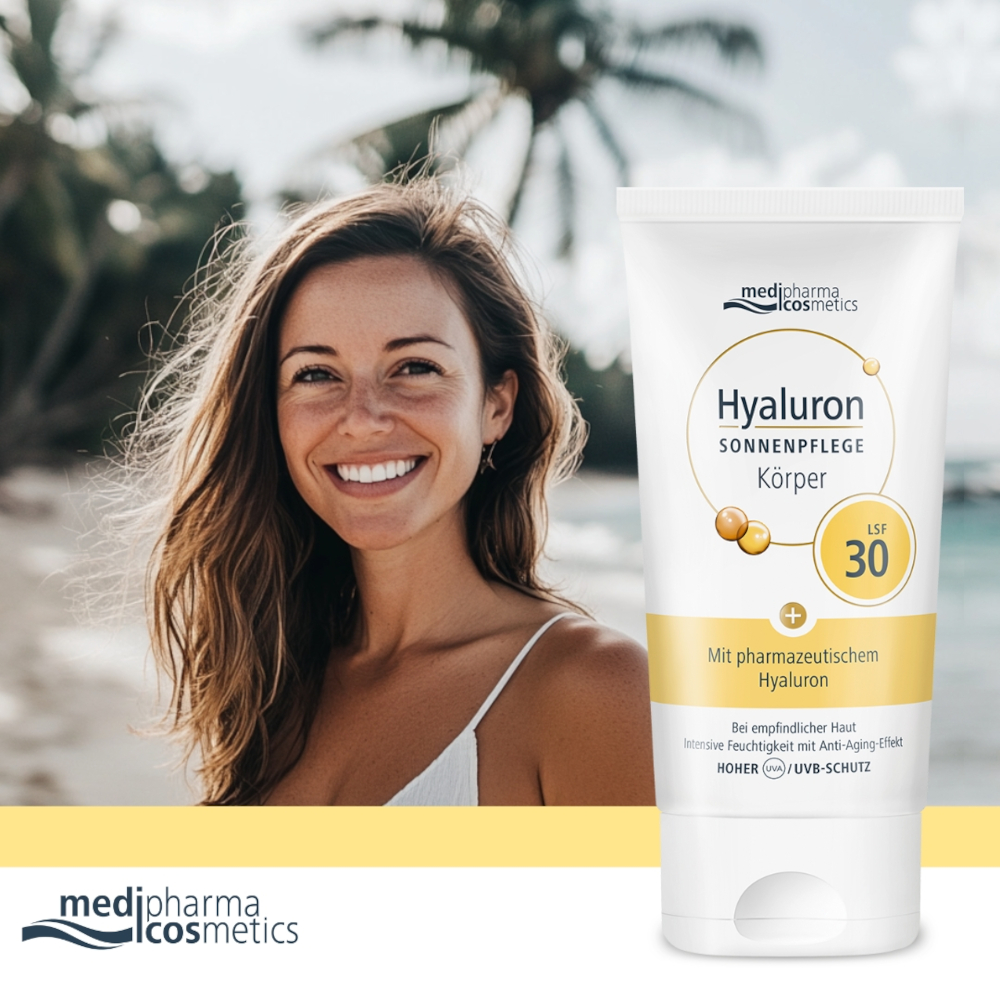 HYALURON Sonnenpflege Körper LSF 30 150 ml Creme