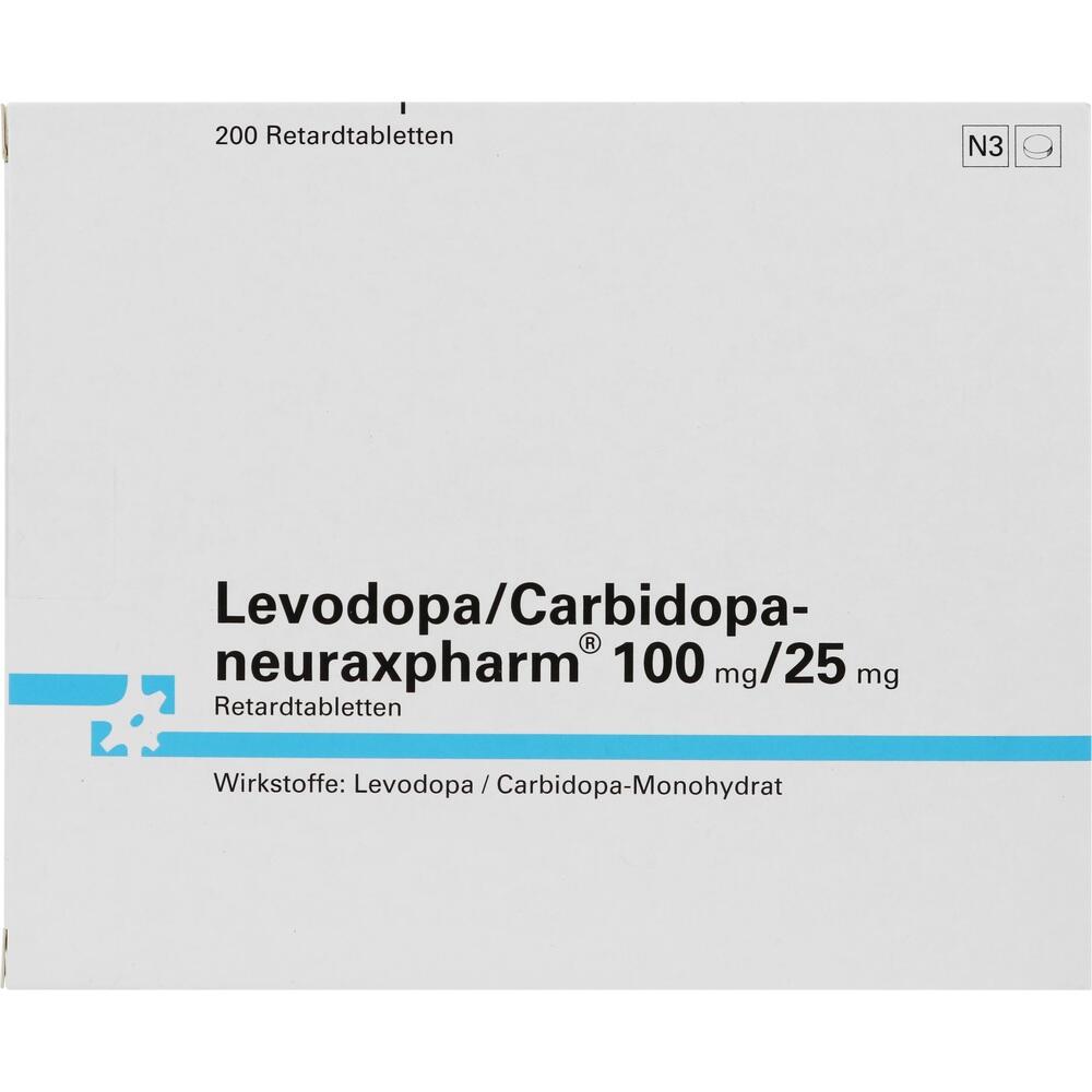Levodop-neuraxpharm 100/25mg 200 St Retard-Tabletten