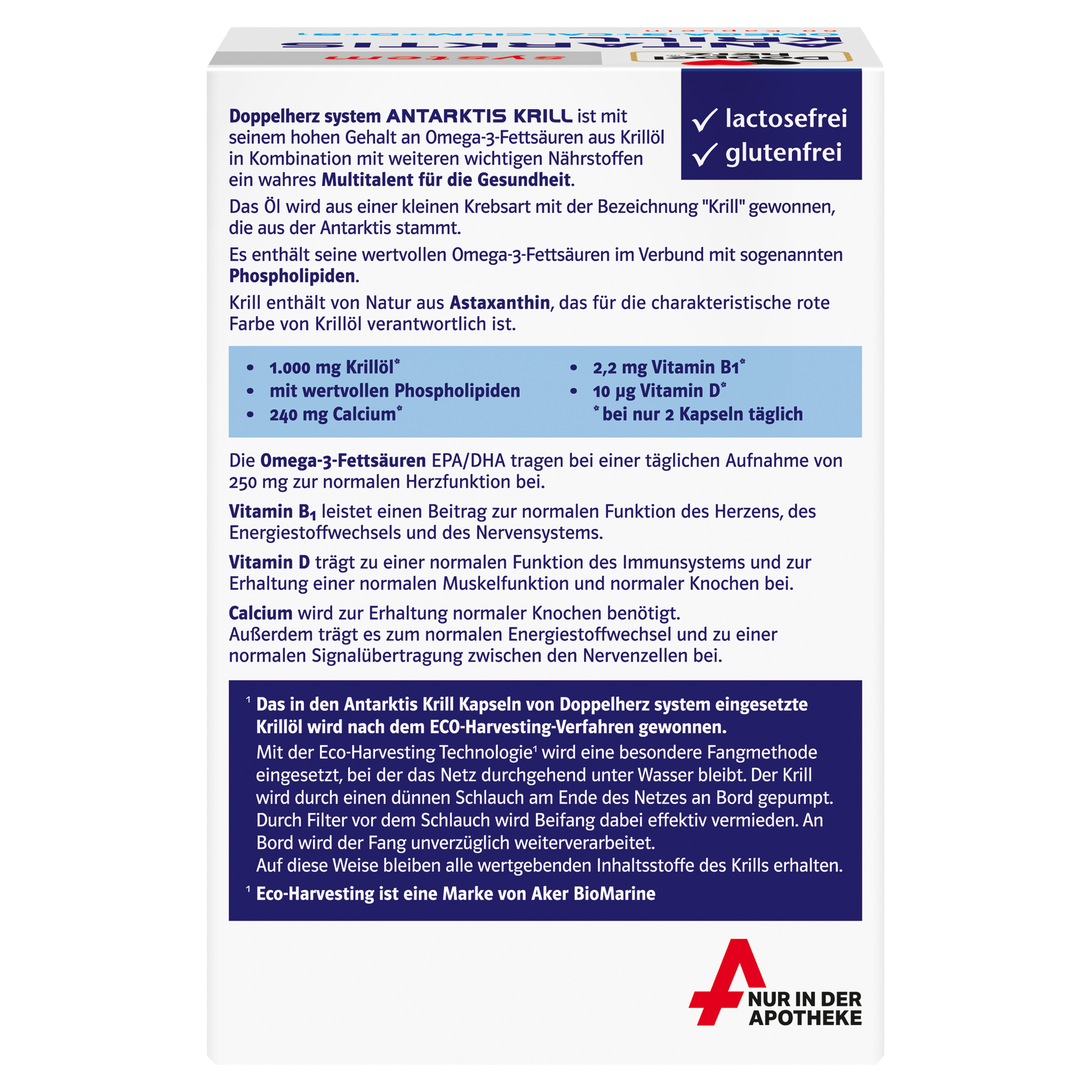 Doppelherz system Antarktis Krill  60 St Kapseln