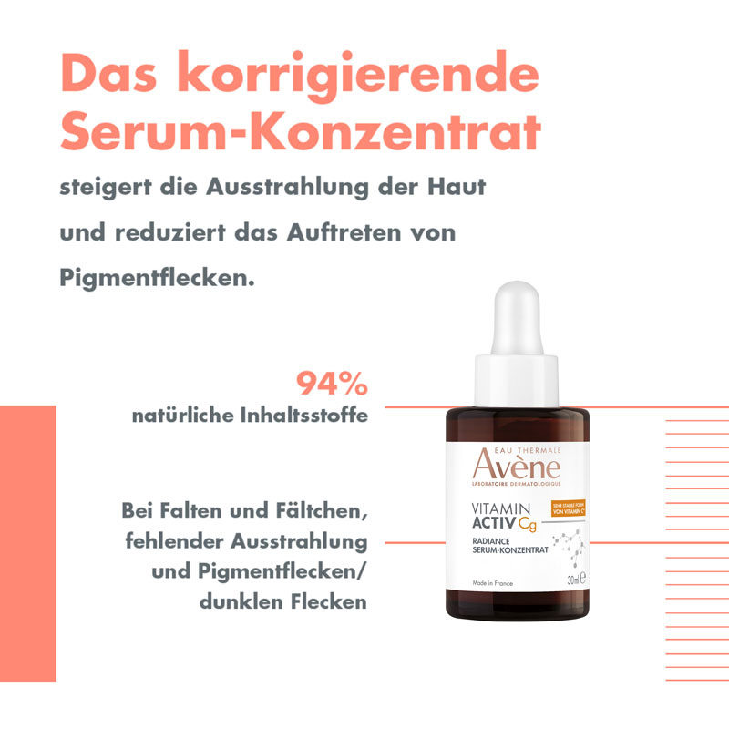 Avène VITAMIN ACTIV Cg RADIANCE SERUM-KONZENTRAT  30 ml Konzentrat