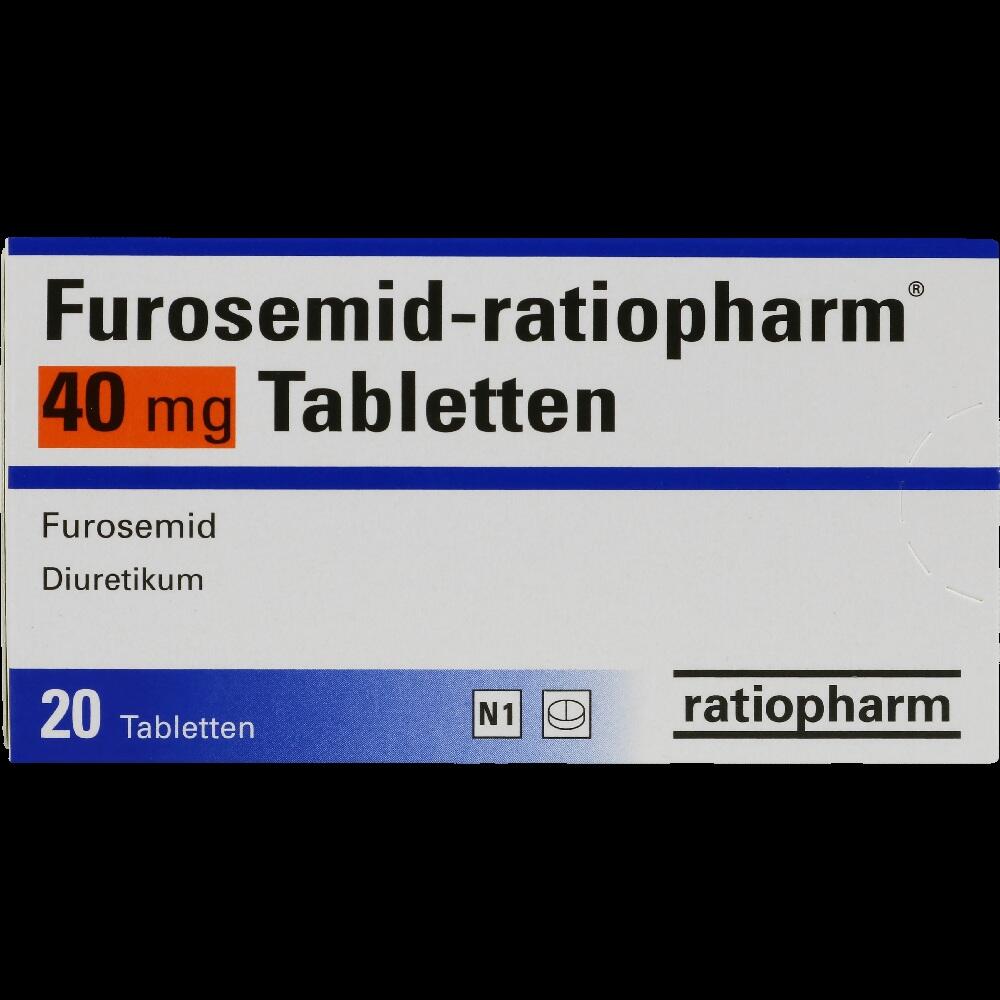 Furosemid-ratiopharm 40mg 20 St Tabletten