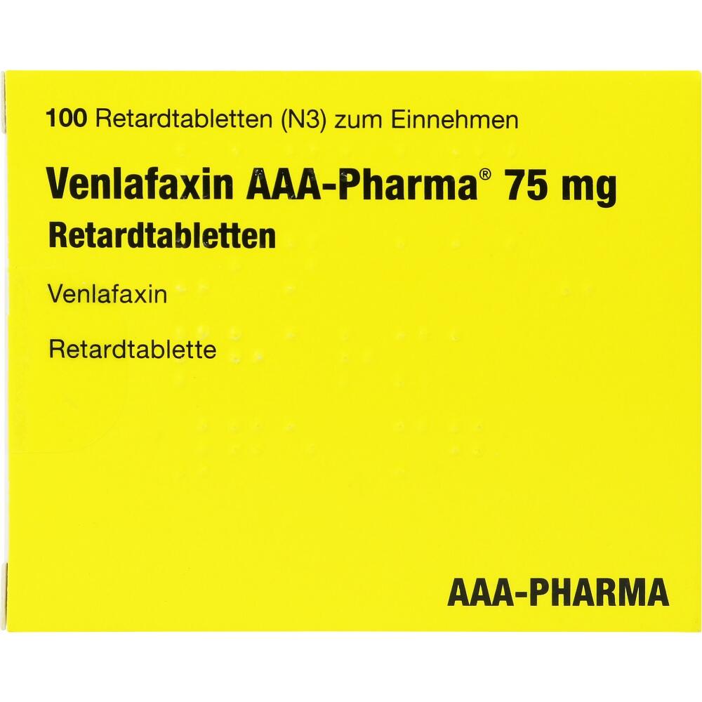 Venlafaxin AAA-Pharma 75 mg 100 St Retard-Tabletten