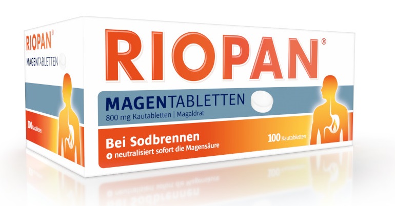 RIOPAN MAGENTABLETTEN - Bei Sodbrennen 100 St Kautabletten