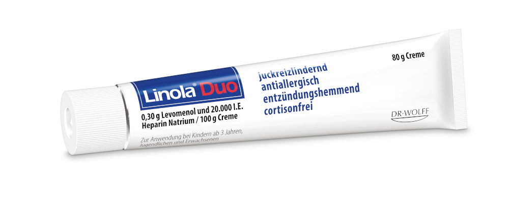 Linola Duo - Cortisonfreie Creme gegen Juckreiz 80 g Creme