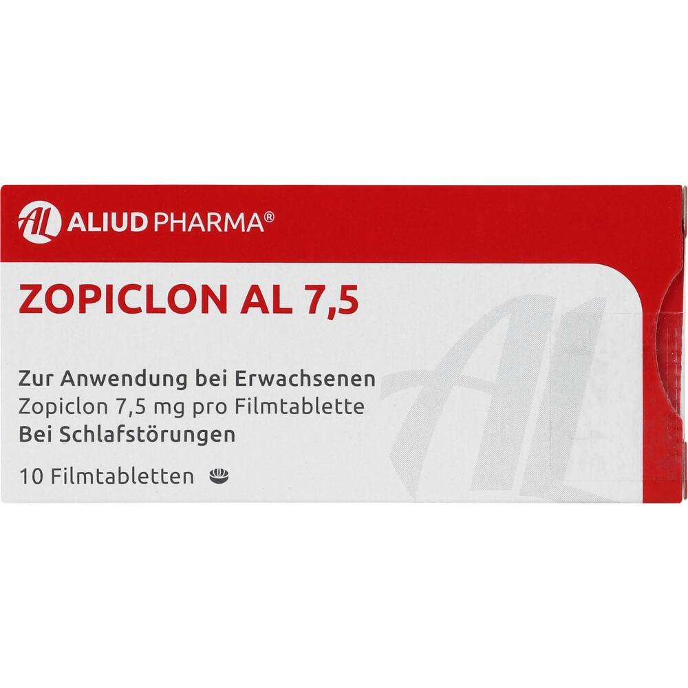 ZOPICLON AL 7,5 10 St Filmtabletten