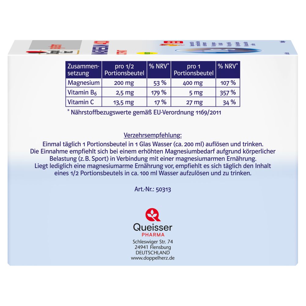 Doppelherz system MAGNESIUM 400  40 St Granulat