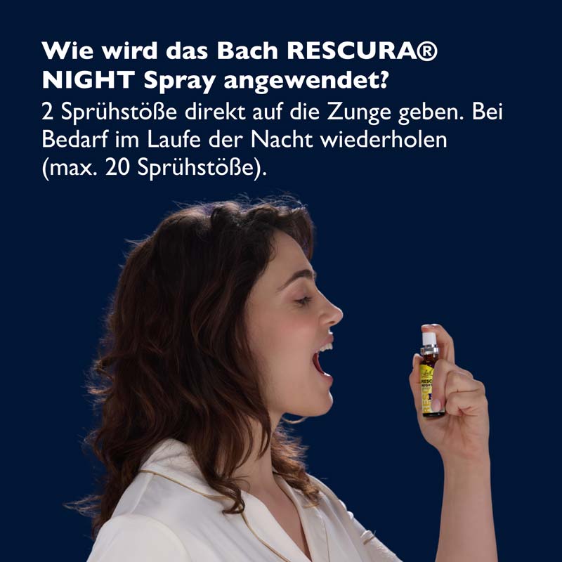 Bach RESCURA NIGHT SPRAY ALKOHOLFREI 20 ml Spray