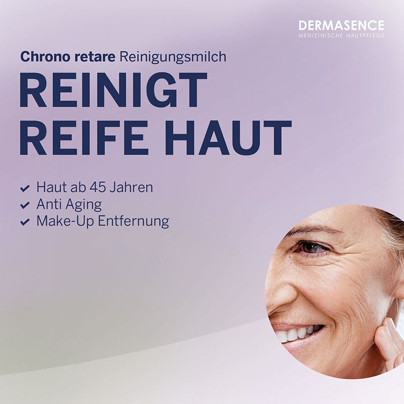 DERMASENCE Chrono retare REINIGUNGSMILCH 200 ml Körperpflege