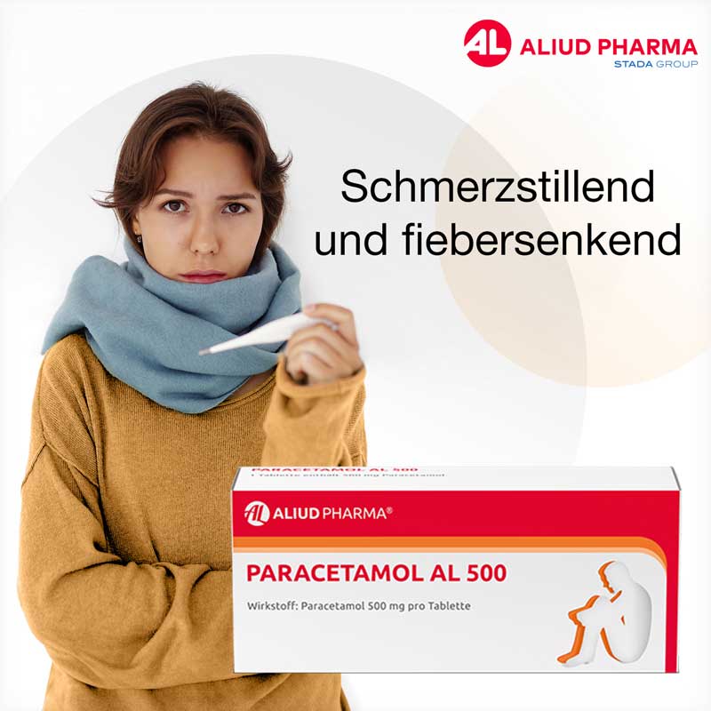 Paracetamol AL 500 bei akuten Schmerzen und Fieber