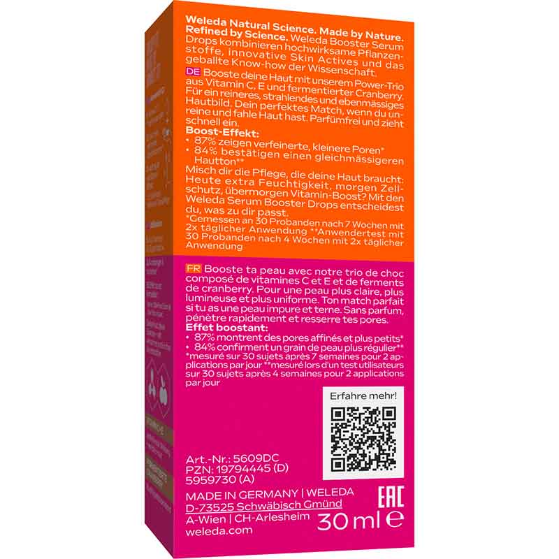 WELEDA BOOST SERUM DROPS 30 ml