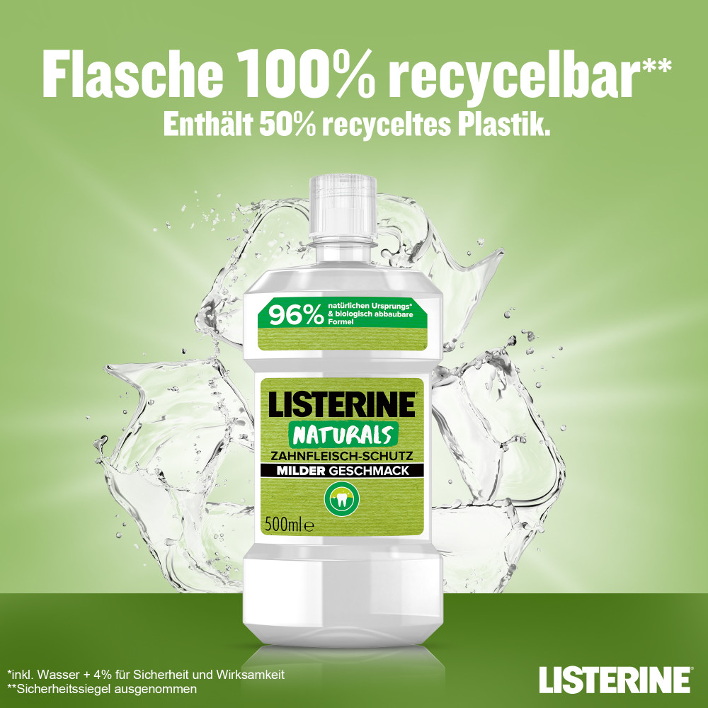 LISTERINE Naturals Zahnfleisch-Schutz 500 ml Lösung