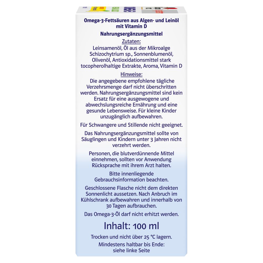 Doppelherz system OMEGA-3 VEGAN LIQUID 2000 100 ml Flüssigkeit