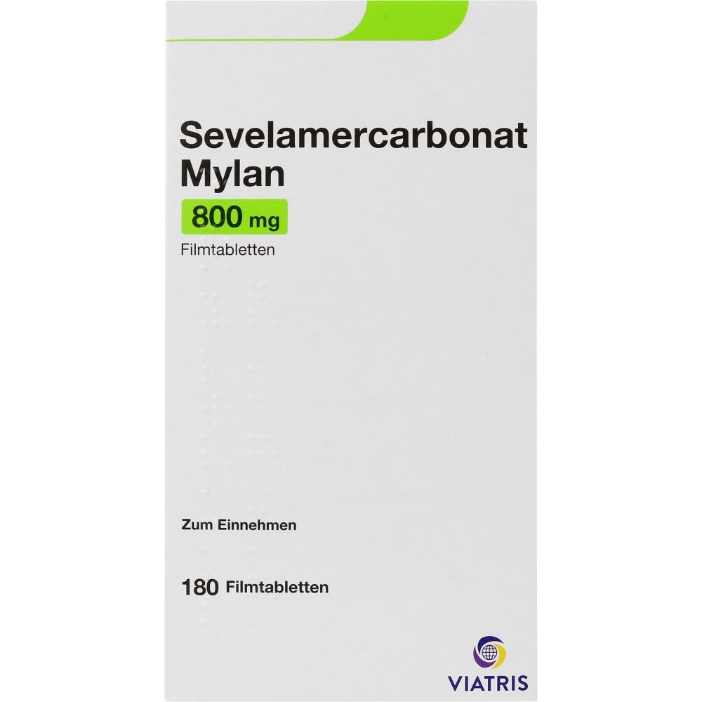 SEVELAMERCARBONAT Mylan 800 mg Filmtabletten 180 St Filmtabletten