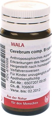 WALA Cerebrum comp. B cum Auro comp. Globuli 20 g Globuli