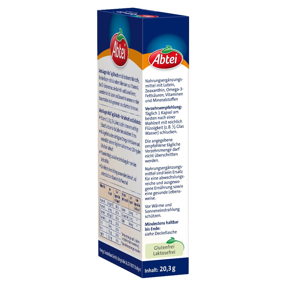 Abtei Augen Vital Tag & Nacht  30 St Kapseln