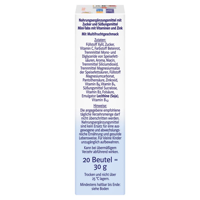 Doppelherz system MULTIVITAMIN MINI-TABS family 20 St Pellets